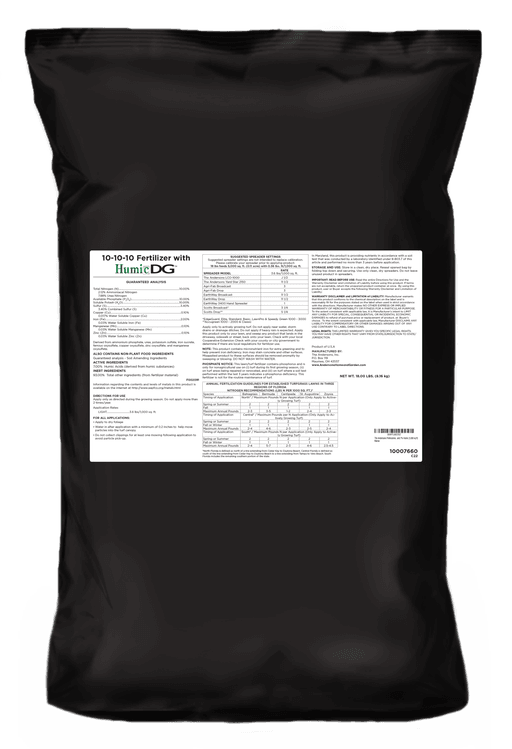 10-10-10 Fertilizer with Humic Mock-Up