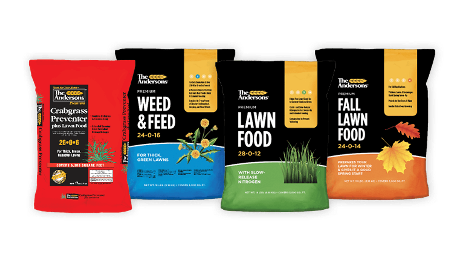 Lawn Program Lineup - old crabgrass bag