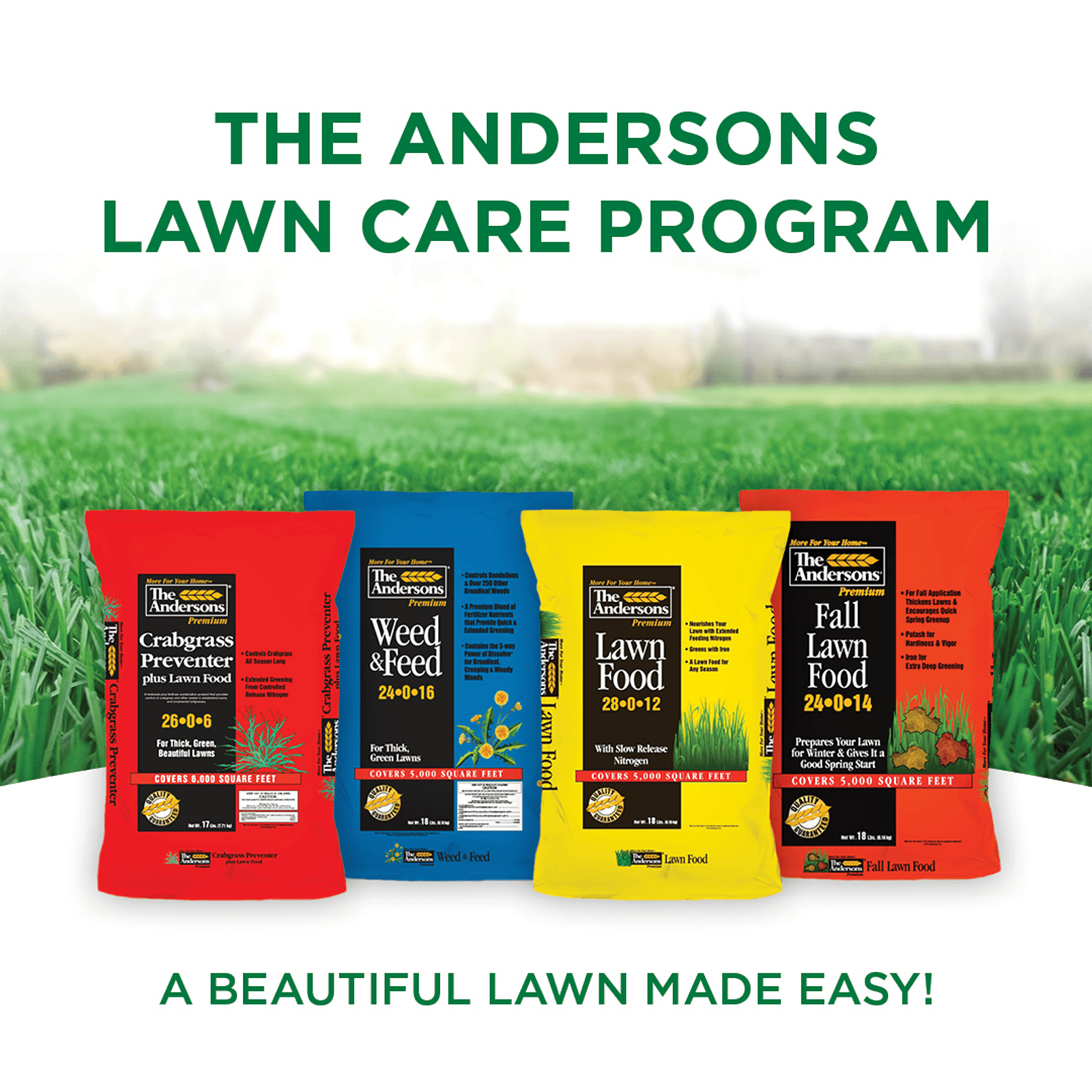 The Andersons Lawn Care Program Graphic