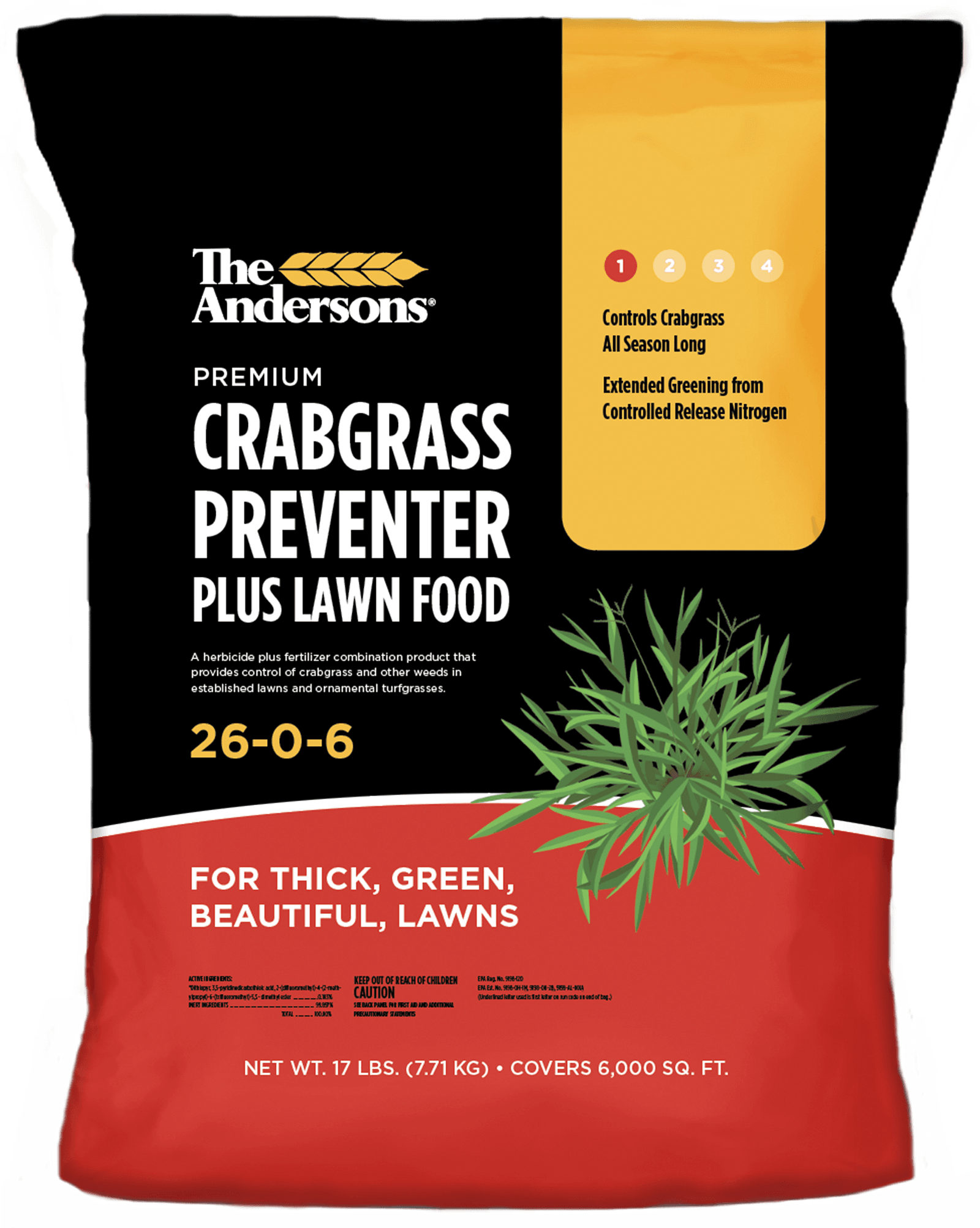 Crabgrass Preventer 26-0-6 New Mock-Up