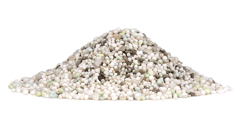 Crabgrass Preventer Side Product Pile