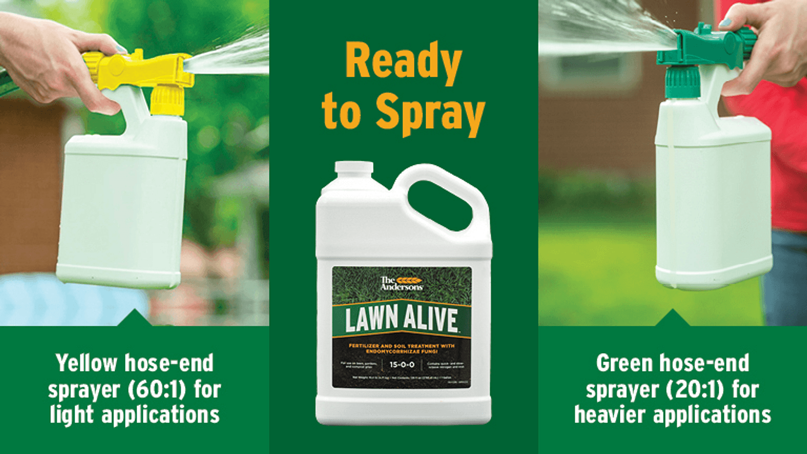 Lawn alive ready to spray