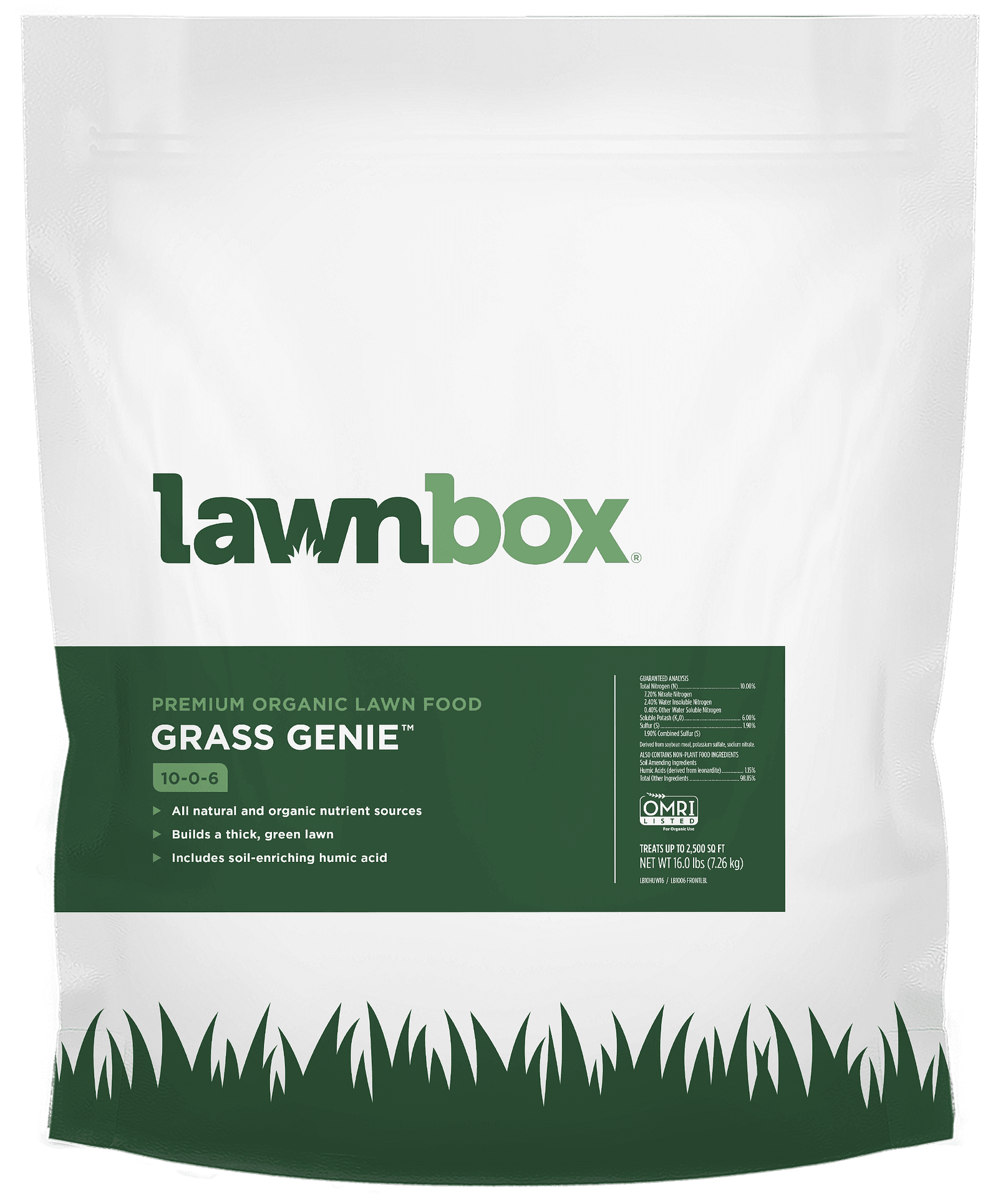 Grass Genie 16 lb mock up