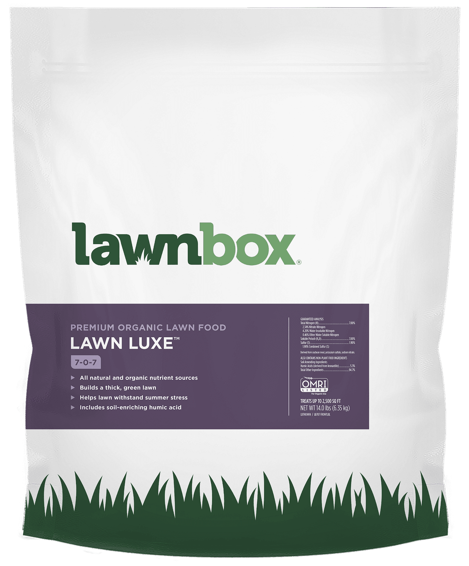 Lawn Luxe 14 lb mock up