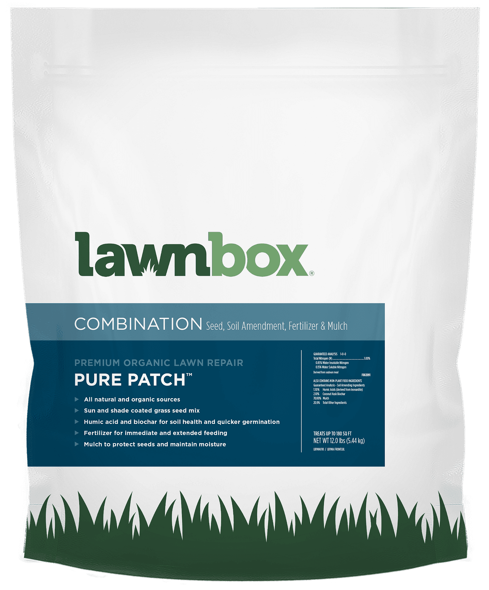 Pure Patch 12 lb mock up